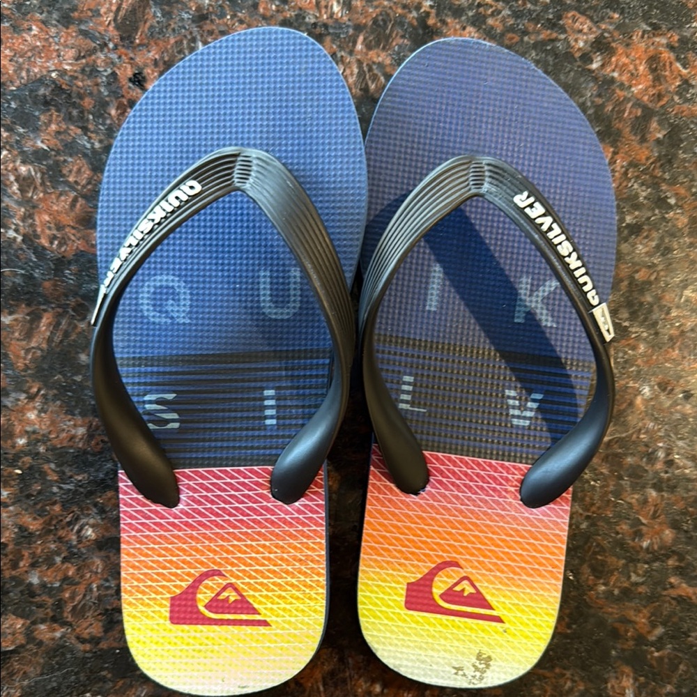 Quiksilver NEW Multicolor Flip Flops